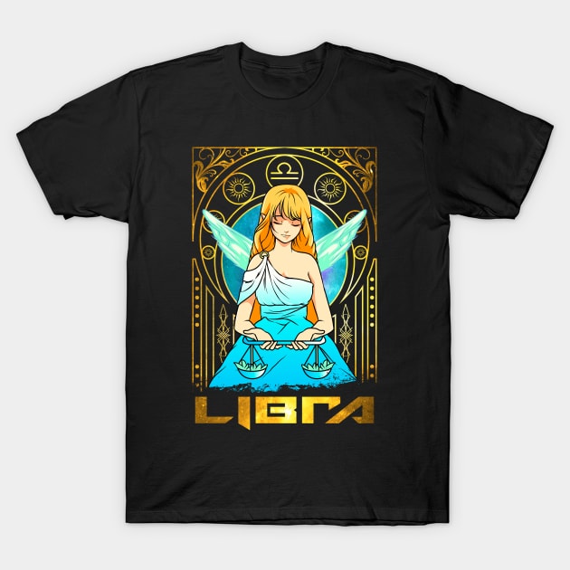 Horoscope: Libra Fairy T-Shirt by EPDesignStudio